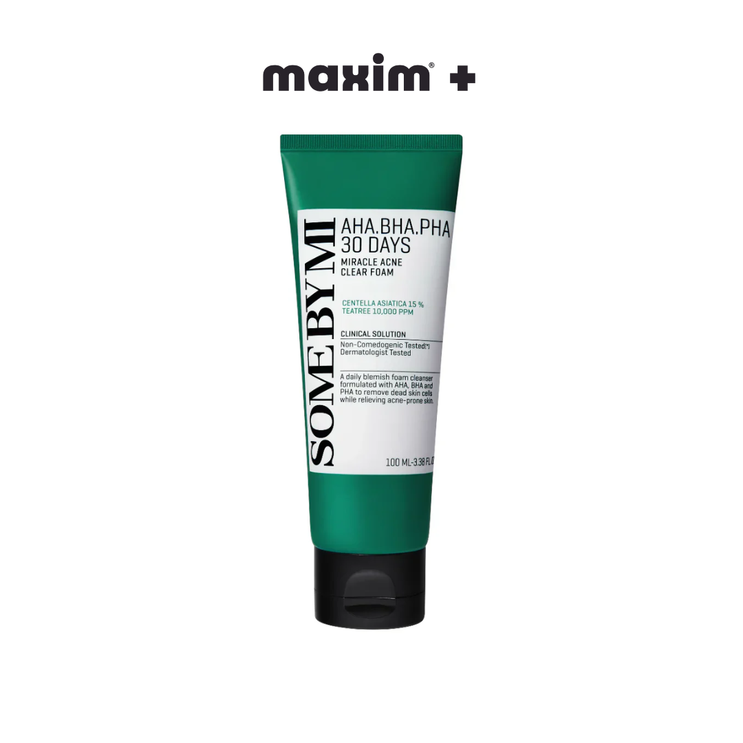 Some By Mi - AHA.BHA.PHA 30 Days Miracle Acne Clear Foam 100ml – Καθαριστικό Προσώπου για Ακμή & Εξυγίανση Πόρων