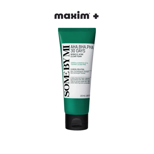 Some By Mi - AHA.BHA.PHA 30 Days Miracle Acne Clear Foam 100ml – Καθαριστικό Προσώπου για Ακμή & Εξυγίανση Πόρων