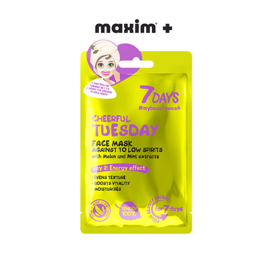 7DAYS Cheerful Tuesday Sheet Mask – Μάσκα Προσώπου Ενέργειας & Λάμψης (28g)