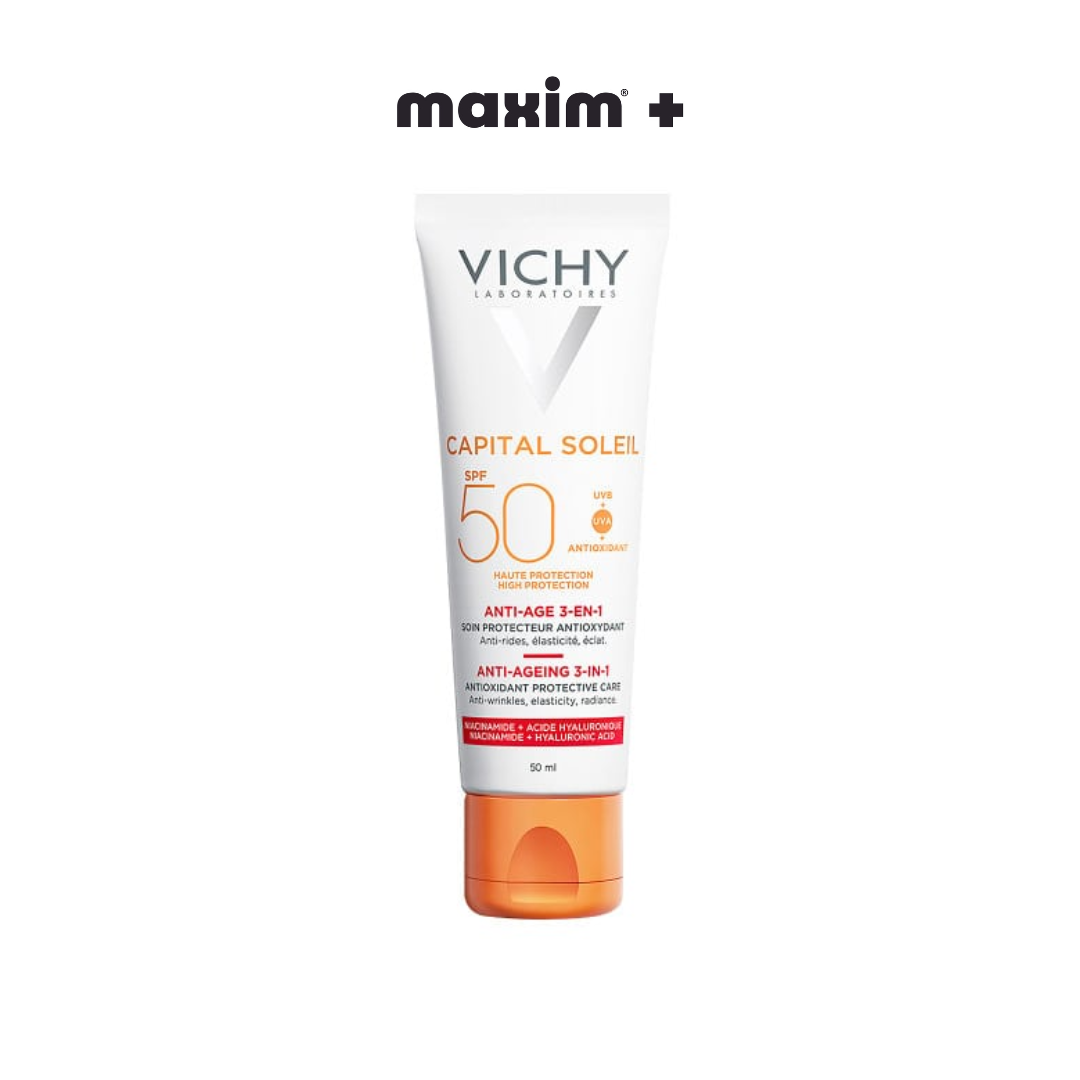 Vichy Capital Soleil Anti-Ageing 3in1 SPF50 – 50ml