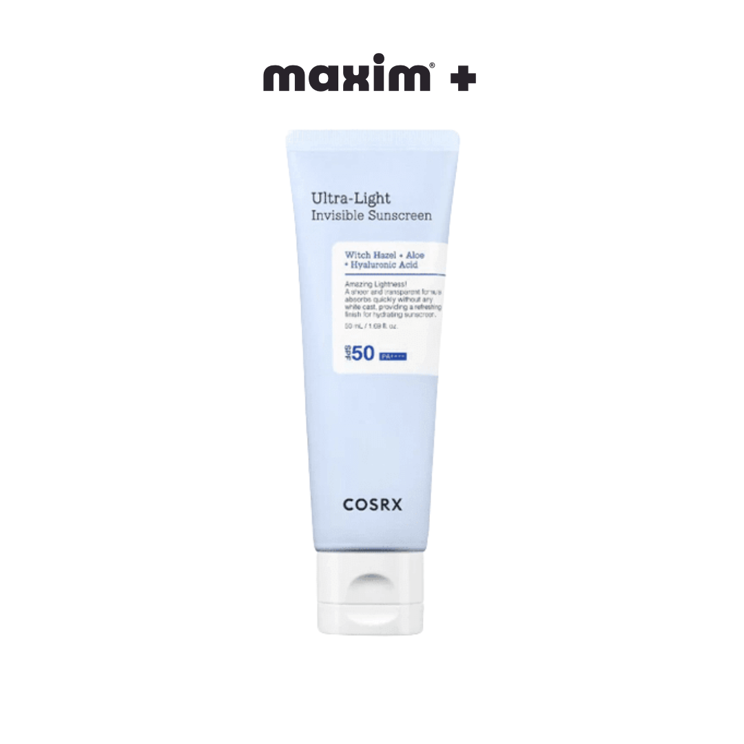 COSRX Ultra-Light Invisible Sunscreen SPF50+/PA++++ – Αντηλιακή Κρέμα Προσώπου με Διάφανη Υφή (50ml)