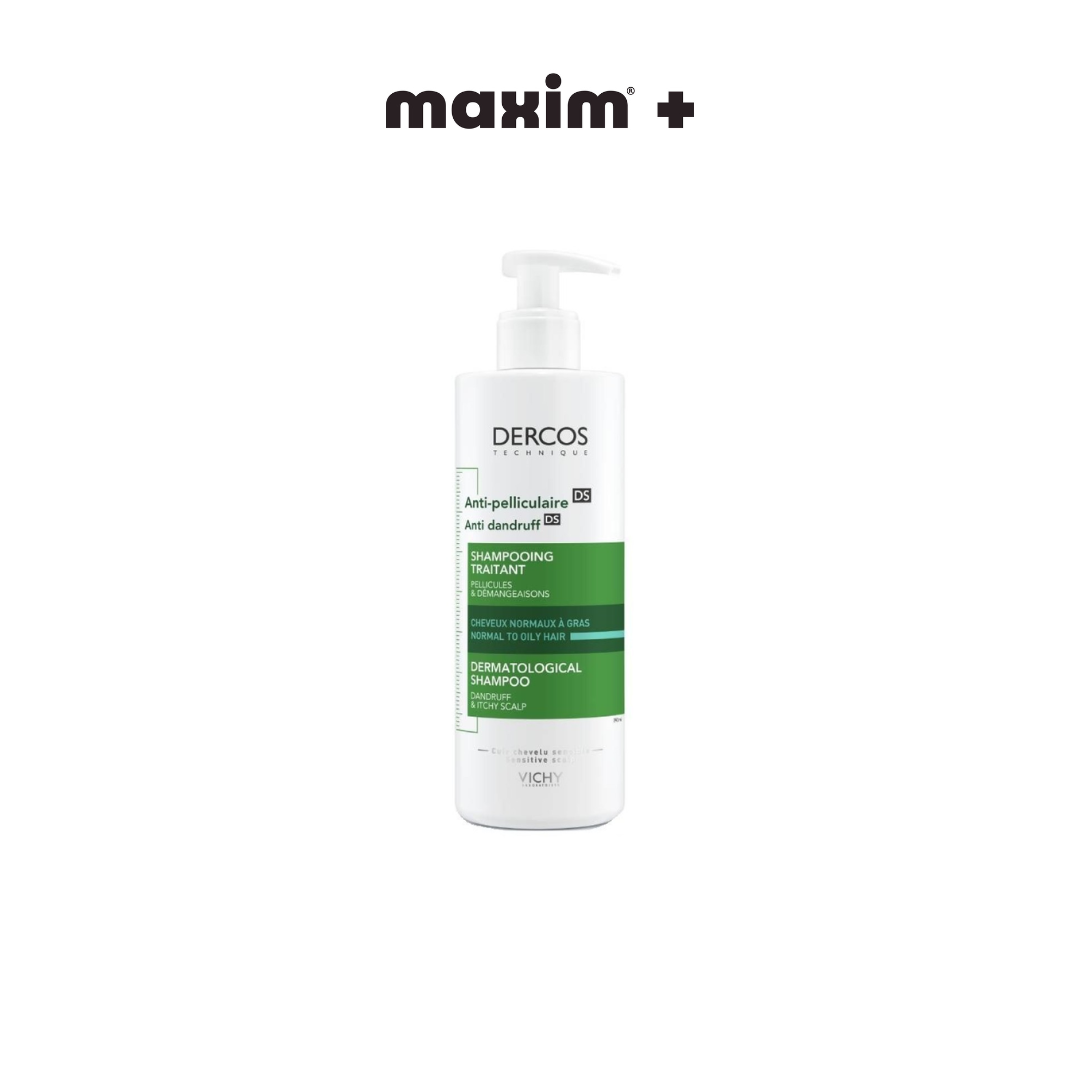 Vichy Dercos Anti-Dandruff Shampoo Αντιπιτυριδικό Σαμπουάν για Κανονικά / Λιπαρά Μαλλιά (-20%), 390ml
