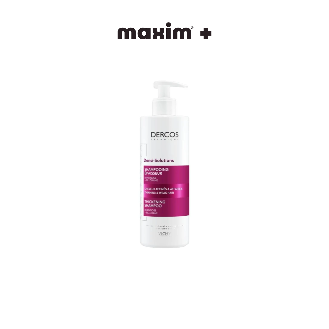 Vichy Dercos Densi-Solutions Thickening Shampoo Σαμπουάν Πύκνωσης για Αδύναμα & Λεπτά Μαλλιά, 400ml