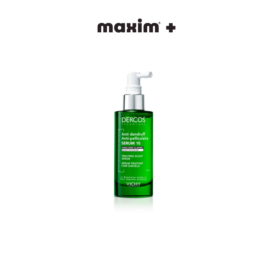 Vichy Dercos Anti-Dandruff Serum 10 Στοχευμένη Αγωγή Τριχωτού Κατά της Πιτυρίδας, 90ml