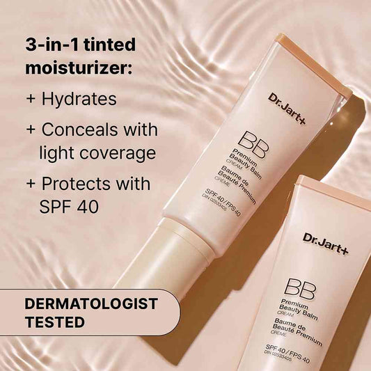 Dr.Jart+ Premium Beauty Balm SPF50 με Χρώμα για Ενυδάτωση & Κάλυψη 03 Medium-Tan 40ml