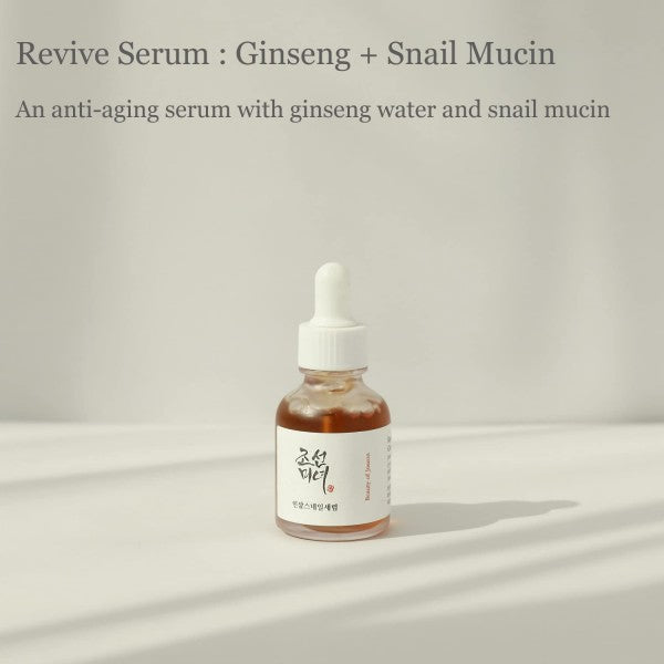 Beauty of Joseon Revive Serum: Ginseng + Snail Mucin – Ορός Προσώπου Επανόρθωσης, 30ml