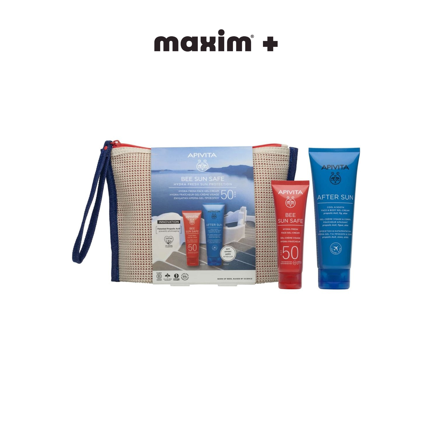 Apivita Promo Bee Sun Safe Hydra Fresh Gel-Cream SPF50, 50ml & After Sun, 100ml