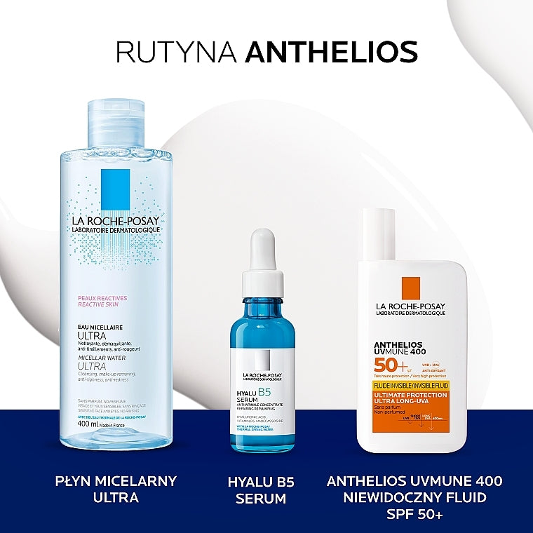 La Roche-Posay Anthelios UVMUNE 400 Fluid SPF50+ Αντηλιακό Προσώπου για Λιπαρό Δέρμα Δώρο Toleriane Sensitive Ενυδατική Κρέμα 15ml – 1 Σετ
