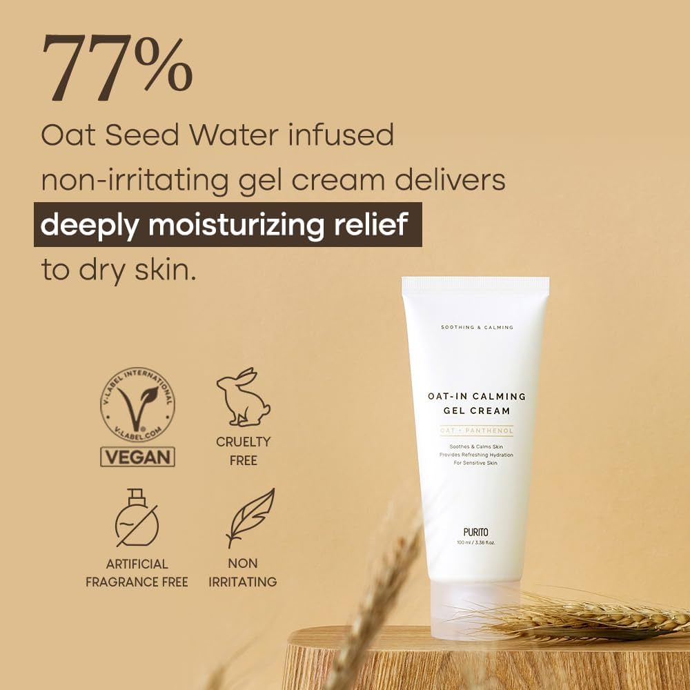 Purito Oat-in Calming Gel Cream - Καταπραϋντικό ενυδατικό τζελ