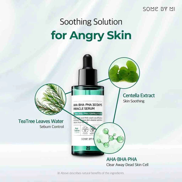 Some By Mi - AHA, BHA, PHA 30 Days Miracle Serum 50ml – Ορός Αναγέννησης και Εξυγίανσης για το Δέρμα