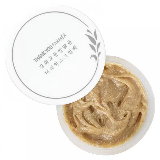 Thank You Farmer Rice Pure The Real Scrub Pack & Μάσκα Προσώπου, 100ml