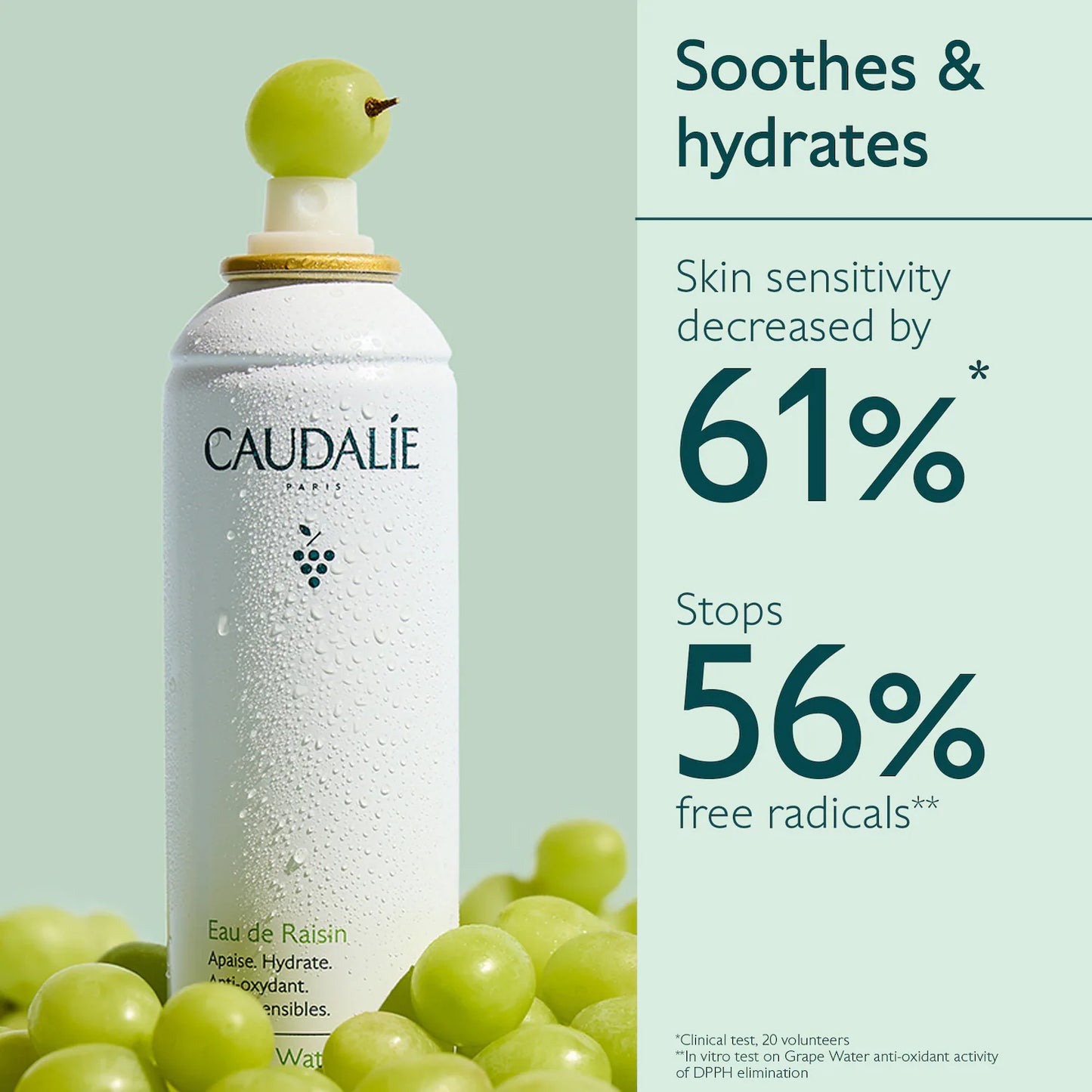 Caudalie Grape Water Mist Σπρέι Προσώπου για Ενυδάτωση & Καταπράυνση, 300ml