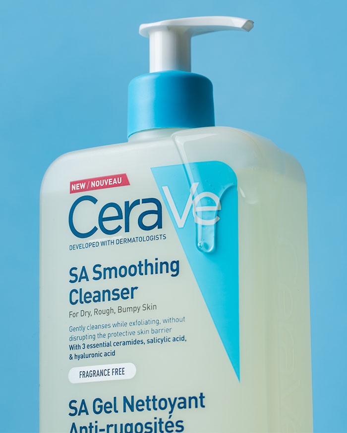 CeraVe SA Smoothing Cleanser Gel Καθαρισμού Προσώπου &Σώματος για Ξηρό, Τραχύ & Ανομοιόμορφο Δέρμα 473ml