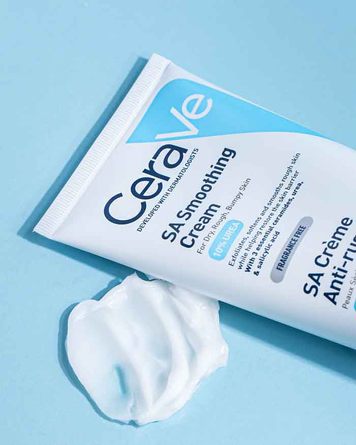 CeraVe SA Smoothing Cream – Ενυδατική & Απολεπιστική Κρέμα για Τραχύ Ανομοιόμορφο Δέρμα 177ml