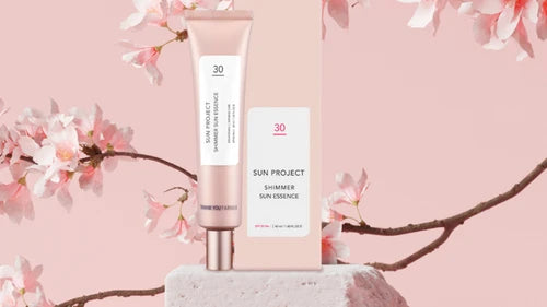 Thank You Farmer – Sun Project Shimmer Sun Face Essence SPF30 Αντηλιακή Εσάνς Προσώπου με Λάμψη & SPF30 | 40ml