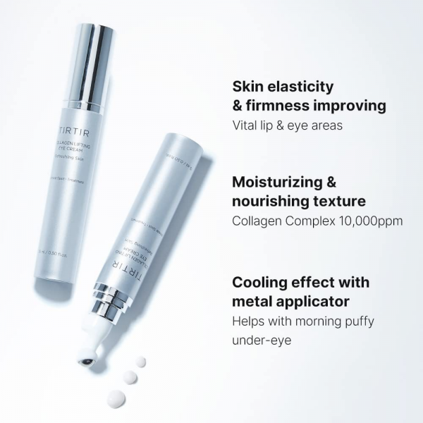 TIRTIR Collagen Lifting Eye Cream – Κρέμα Ματιών Σύσφιξης Αντιγήρανσης, 15ml