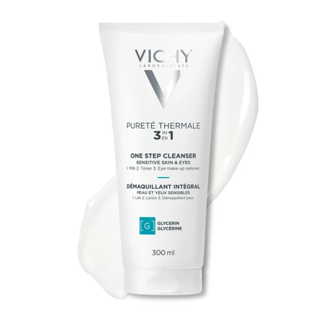 Vichy Pureté Thermale 3 in 1 Γαλάκτωμα Καθαρισμού Προσώπου για Ευαίσθητες Επιδερμίδες 300ml