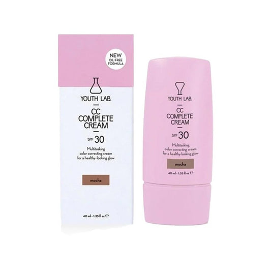 Youth Lab. CC Complete Cream Mocha (Dark) Καλυπτική Κρέμα Ολικής Αναδόμησης SPF30, 40ml