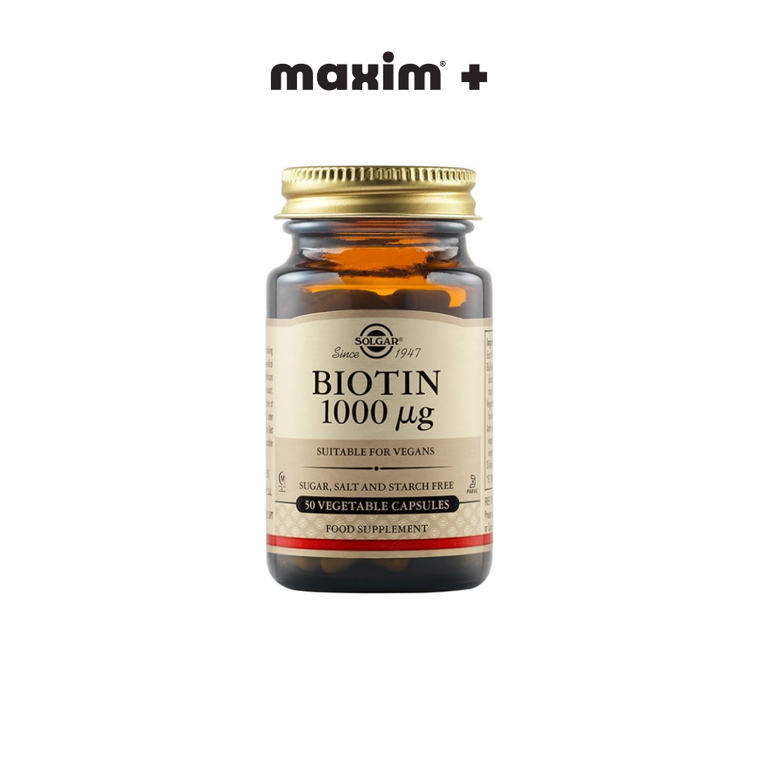 Solgar Biotin 1000μg, 50veg.caps