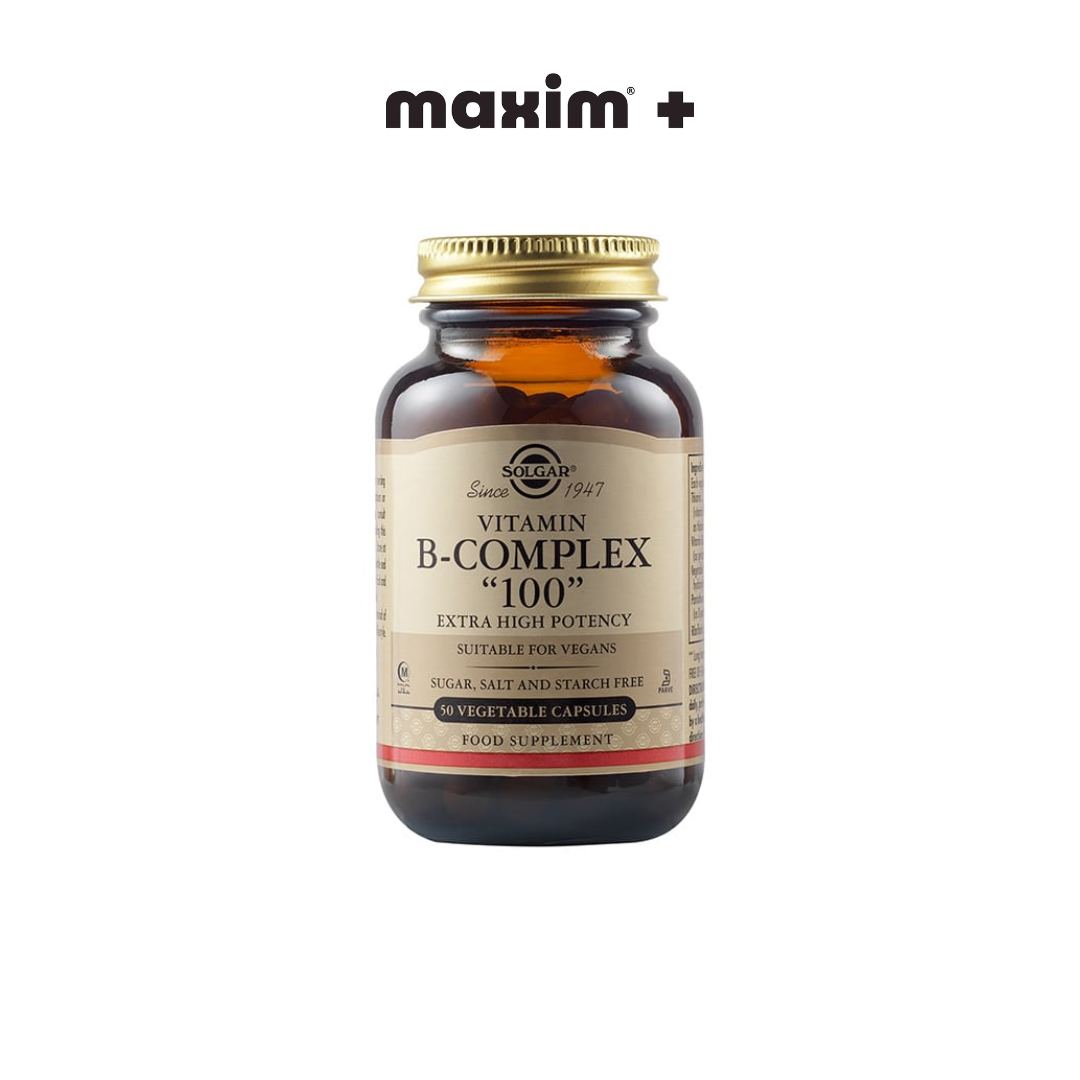 Solgar Vitamin B-Complex "100", 50veg.caps