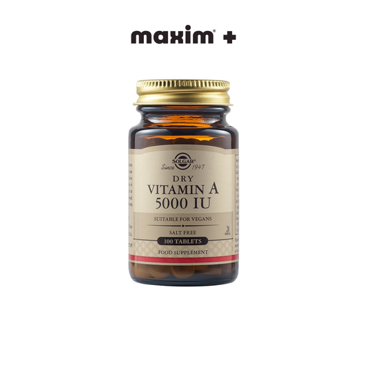 Solgar Dry Vitamin A 5000IU, 100tabs