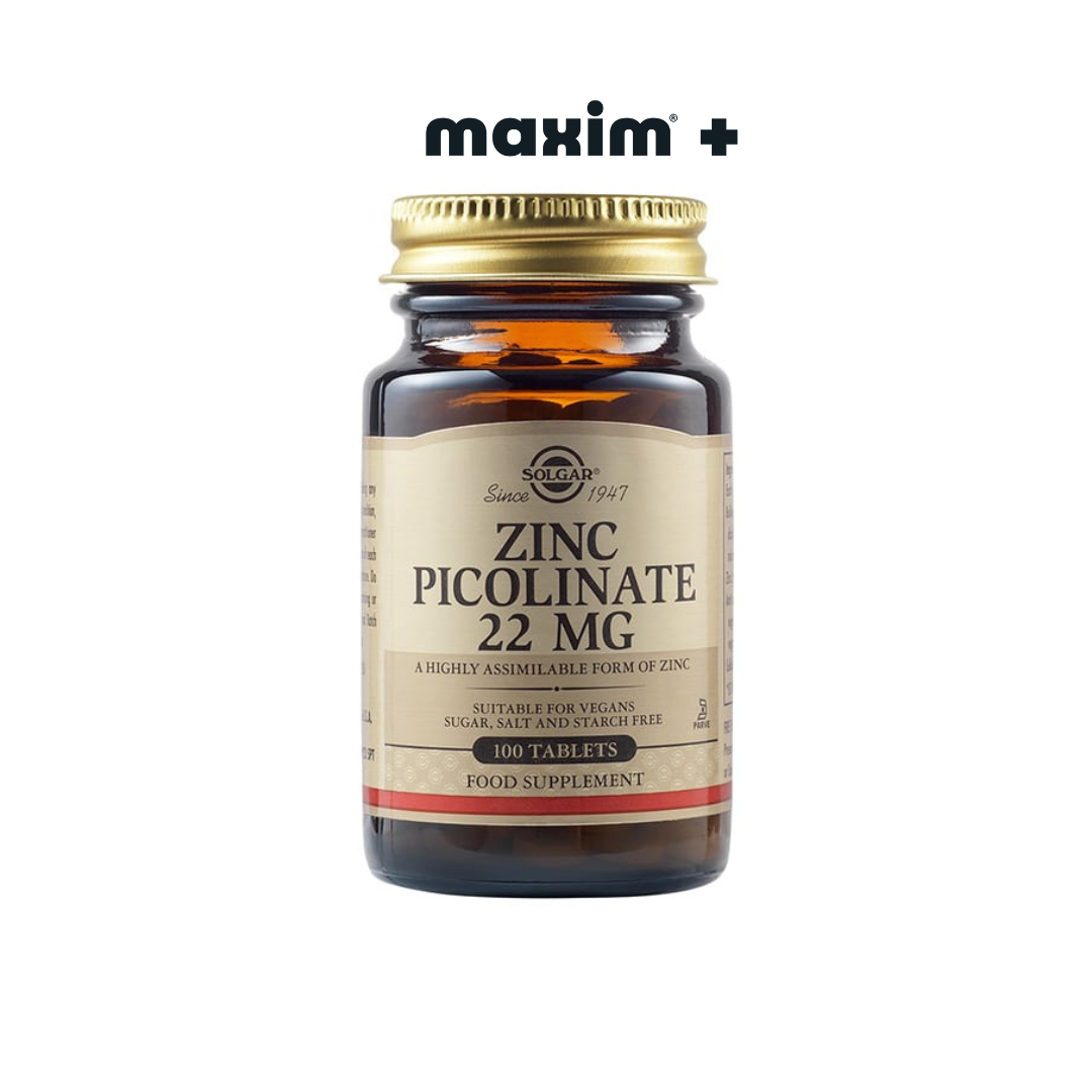 Solgar Zinc Picolinate, Συμπλήρωμα Διατροφής Ψευδαργύρου