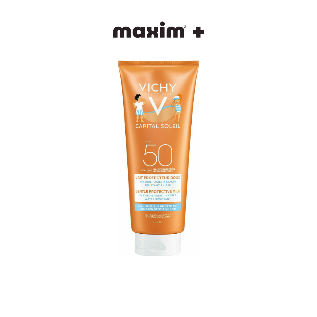 Vichy Capital Soleil SPF50+ Gentle Protective Milk Kids Παιδικό Αντηλιακό Γαλάκτωμα, 300ml