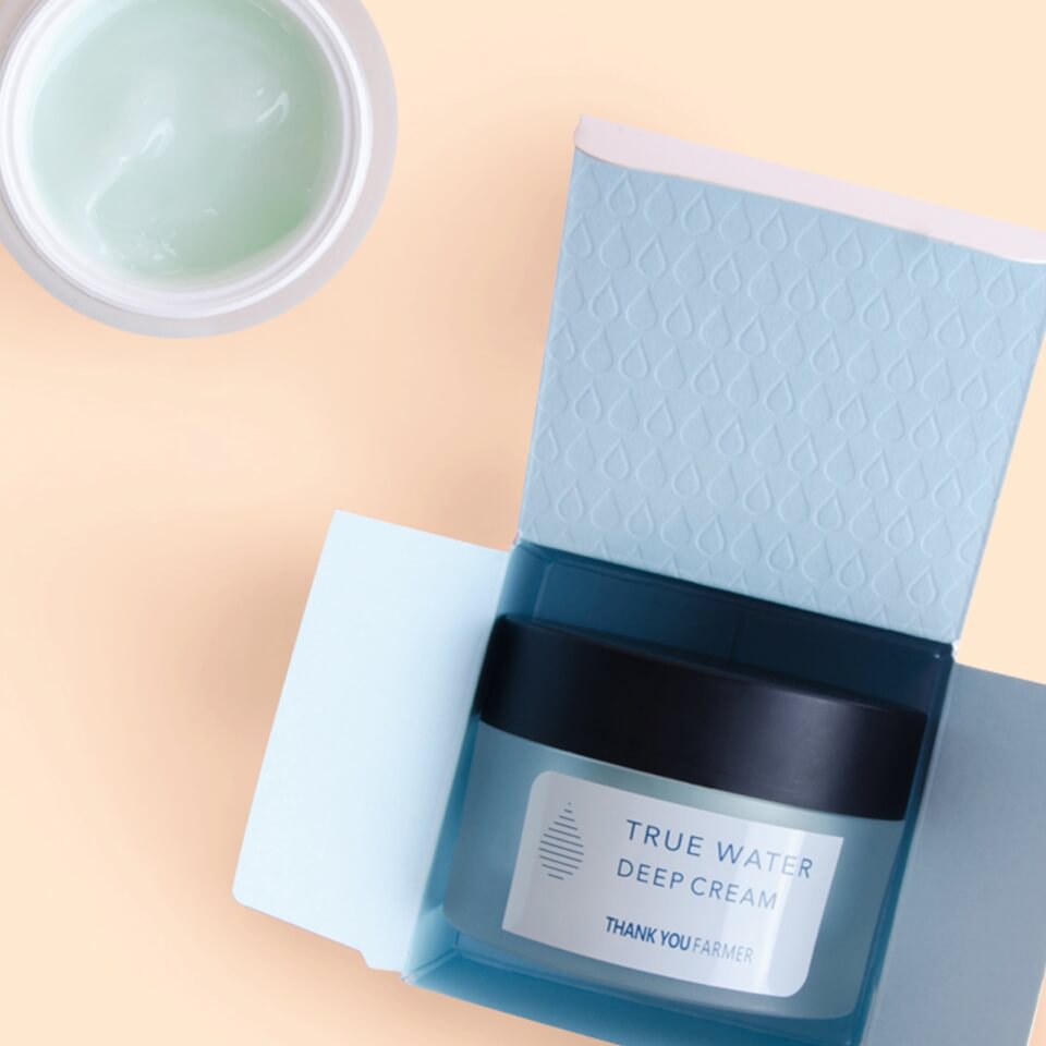 Thank You Farmer – True Water Deep Cream Κρέμα Προσώπου Βαθιάς Ενυδάτωσης για Κανονικό Ξηρό Δέρμα | 50ml