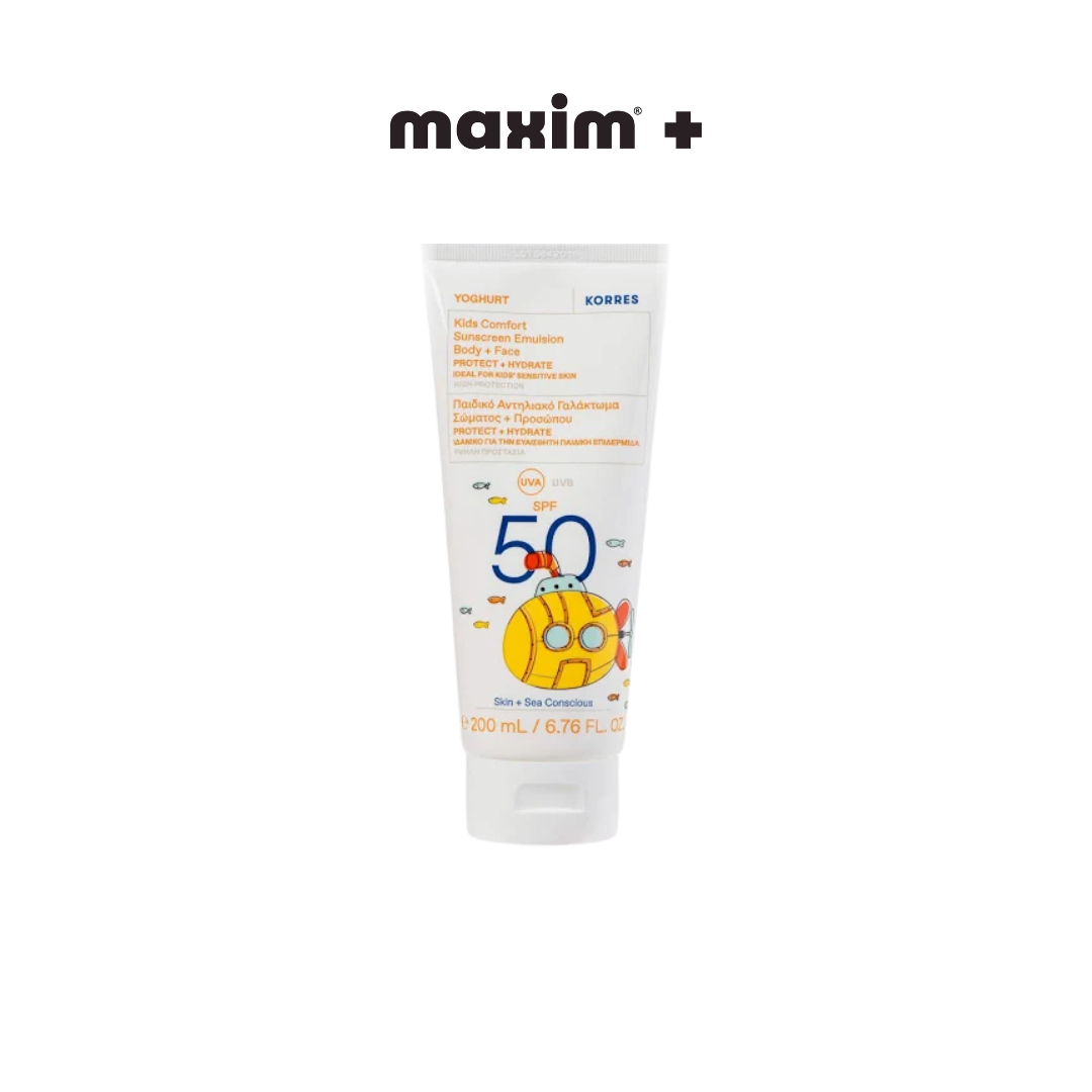 Korres Yoghurt Παιδικό Αντηλιακό Spray για Πρόσωπο & Σώμα SPF50, 150ml Korres