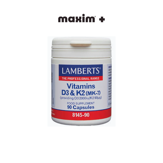 Lamberts Vitamins D3 & K2, 60caps
