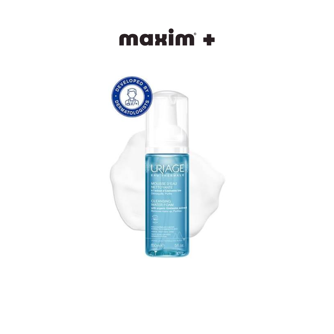 Uriage Cleansing Water Foam Καθαριστικός Αφρός Προσώπου, 150ml