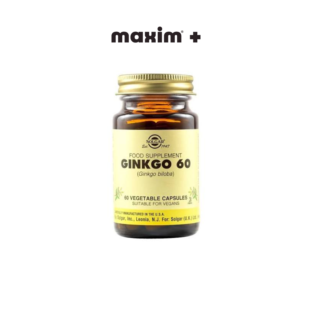 Solgar Ginkgo Biloba 60mg, 60veg.caps
