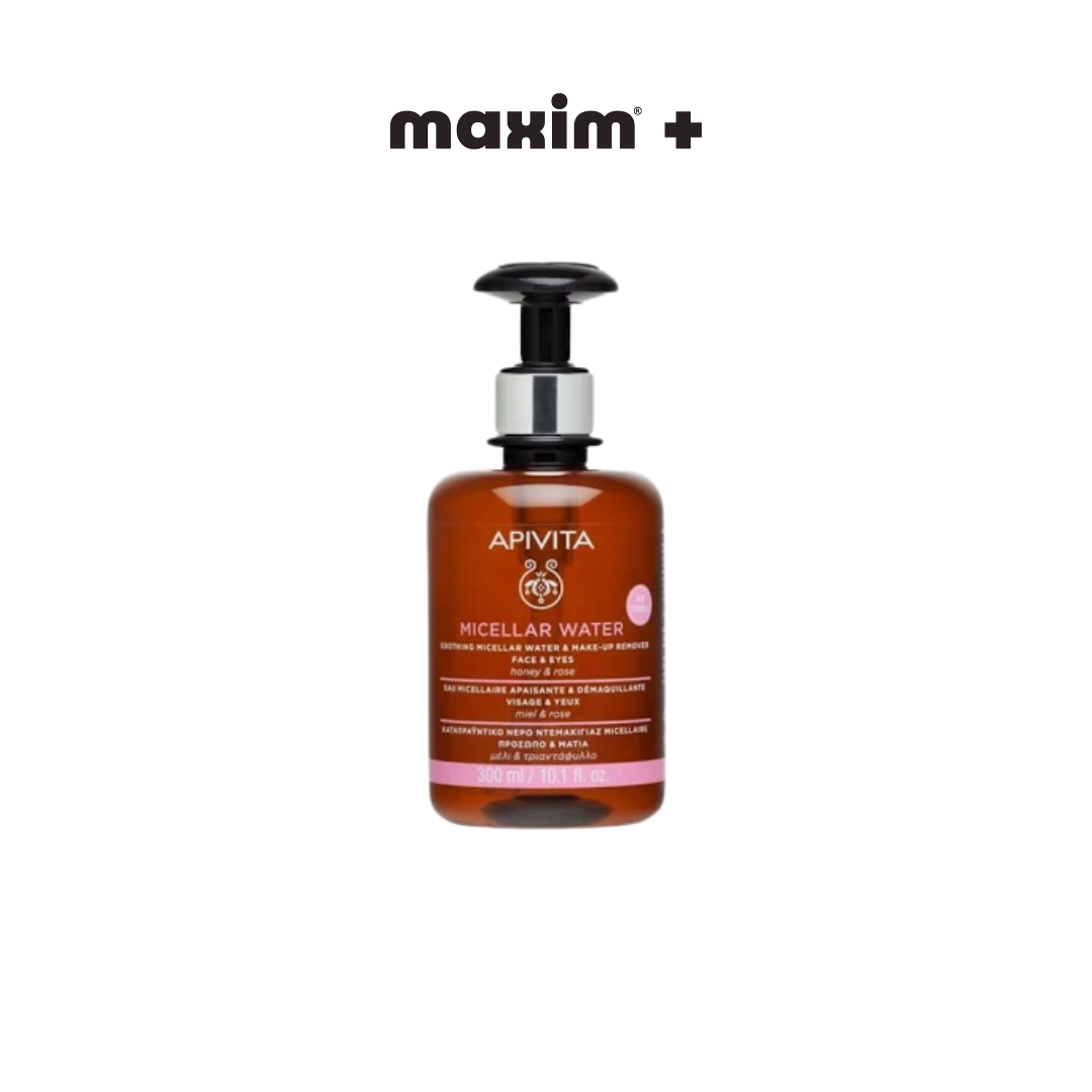 Apivita Soothing Micellar Water & Make Up Remover Καταπραϋντικό Νερό Micellaire για Πρόσωπο & Μάτια, 300ml