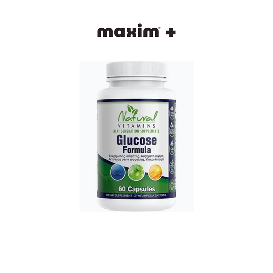 Natural Vitamins Glucose Formula, 60caps