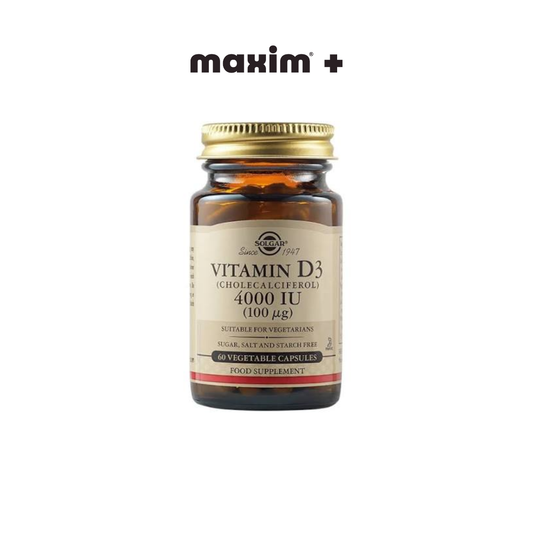 Solgar Vitamin D3 4000 IU (100μg), 60vcaps