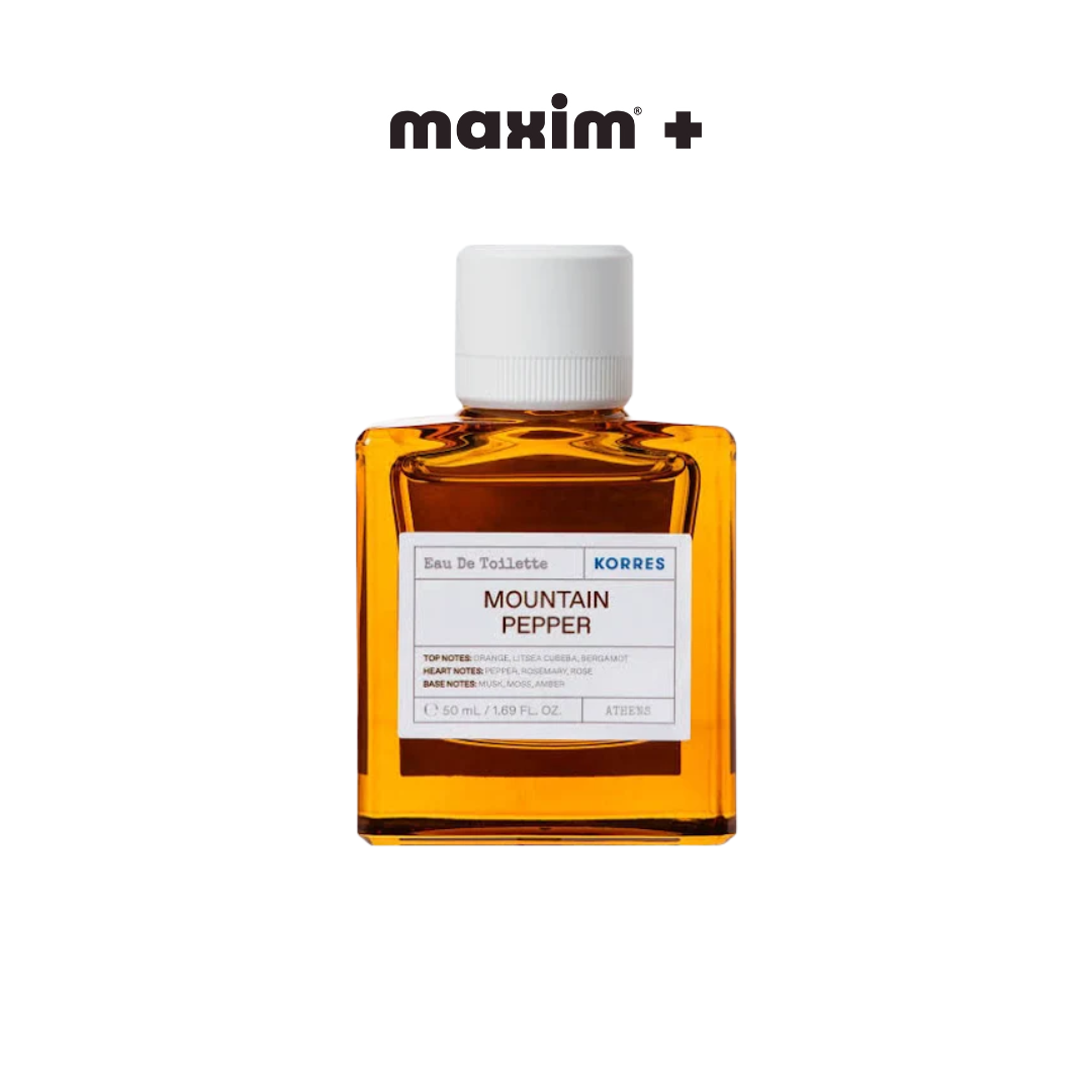 Korres Mountain Pepper Eau De Toilette Ανδρικό Άρωμα, 50ml