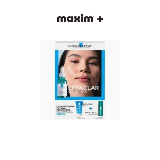 La Roche Posay Promo Effaclar Serum Ορός κατά των Eπίμονων Aτελειών, 30ml, Δώρο Effaclar Gel, 50ml & Effaclar A.Z Gel-Cream, 3ml, 1σετ