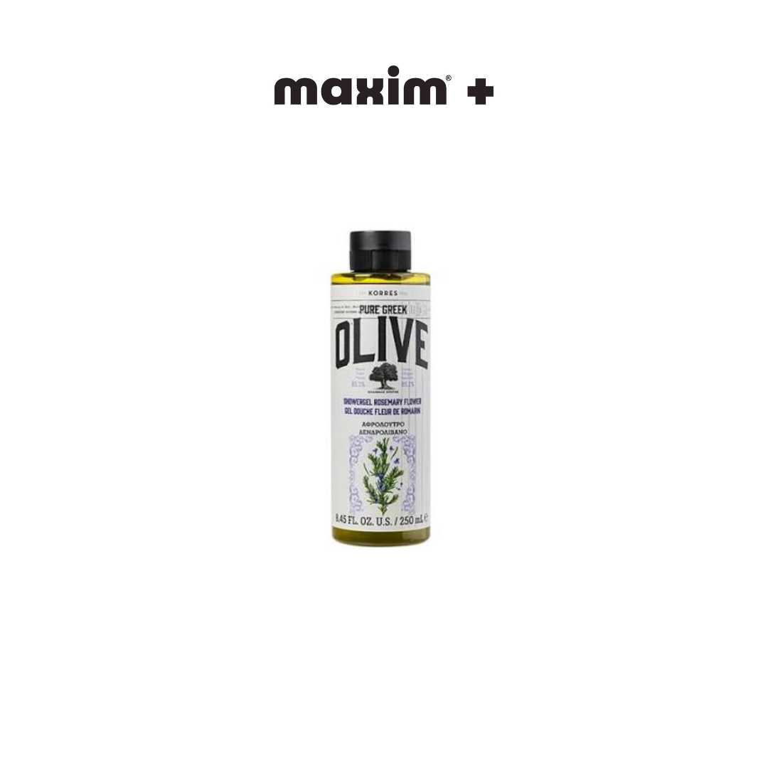 Korres Pure Greek Olive Αφρόλουτρο Δενδρολίβανο, 250ml
