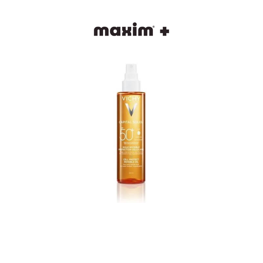 Vichy Capital Soleil Cell Protect Invisible Oil Αόρατο Λάδι SPF50+ 200 ml