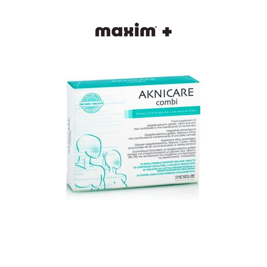 Synchroline Aknicare Combi Συμπλήρωμα Διατροφής για Διατήρηση της Φυσιολογικής Επιδερμίδας, 30 tabs