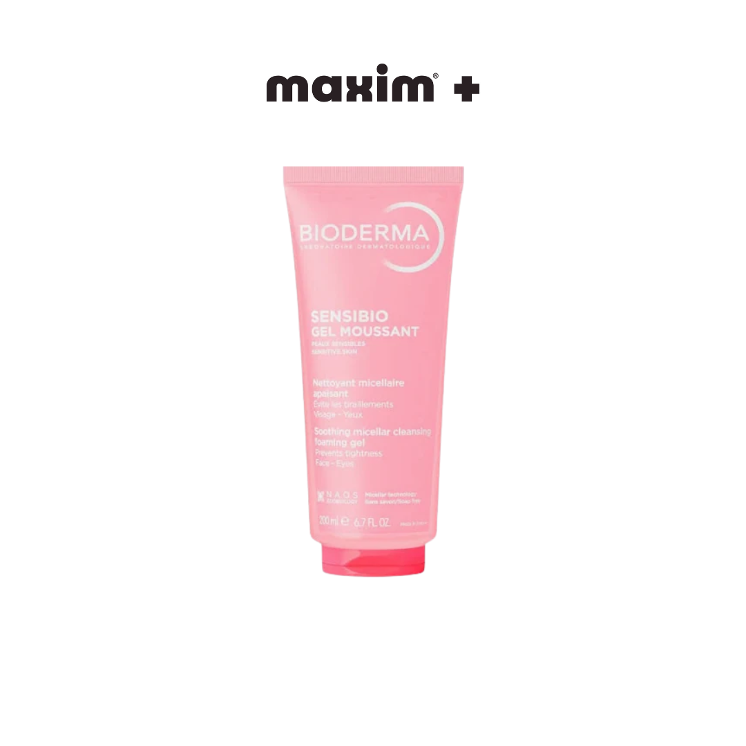 Bioderma Sensibio Gel Moussant ,Micellar Cleansing Foaming gel, 100ml