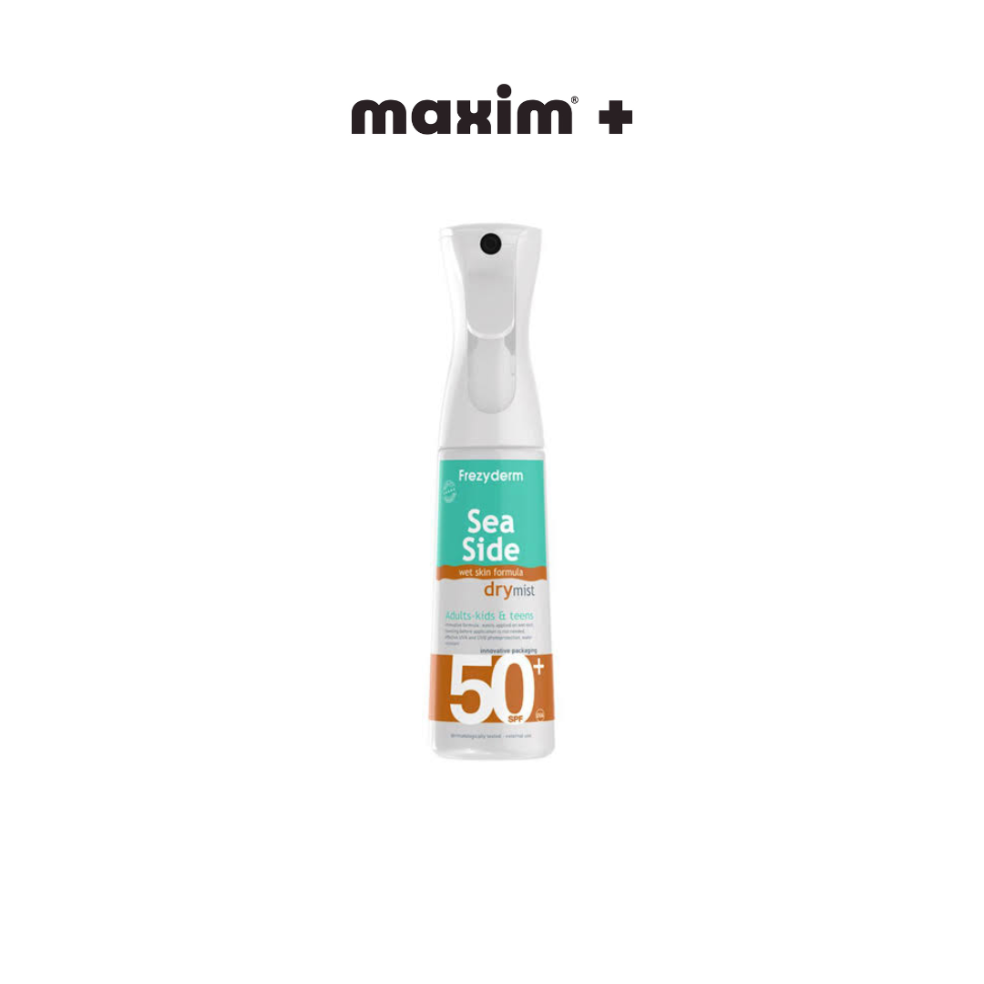 Frezyderm Sea Side Dry Mist SPF50+ Αντηλιακό Spray Σώματος Πολύ Υψηλής Προστασίας, 300ml Frezyderm