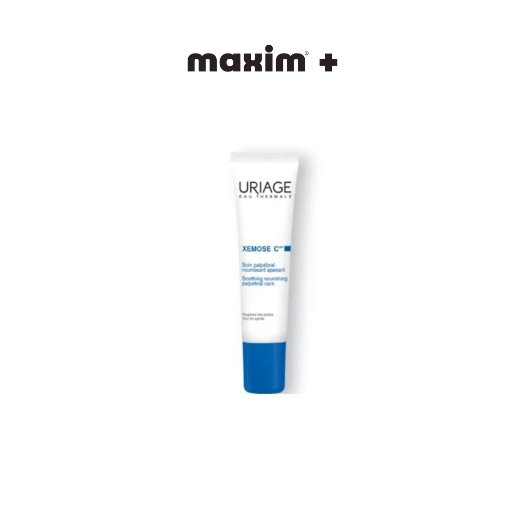 URIAGE Xemose C8+ Eye Soothing, Kρέμα Ματιών Ειδικά για Ξηρά Βλέφαρα με Τάση Κνησμού -15ml