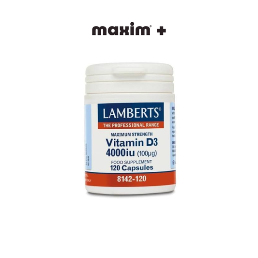 Lamberts Vitamin D3 4000iu (100μg), 120caps