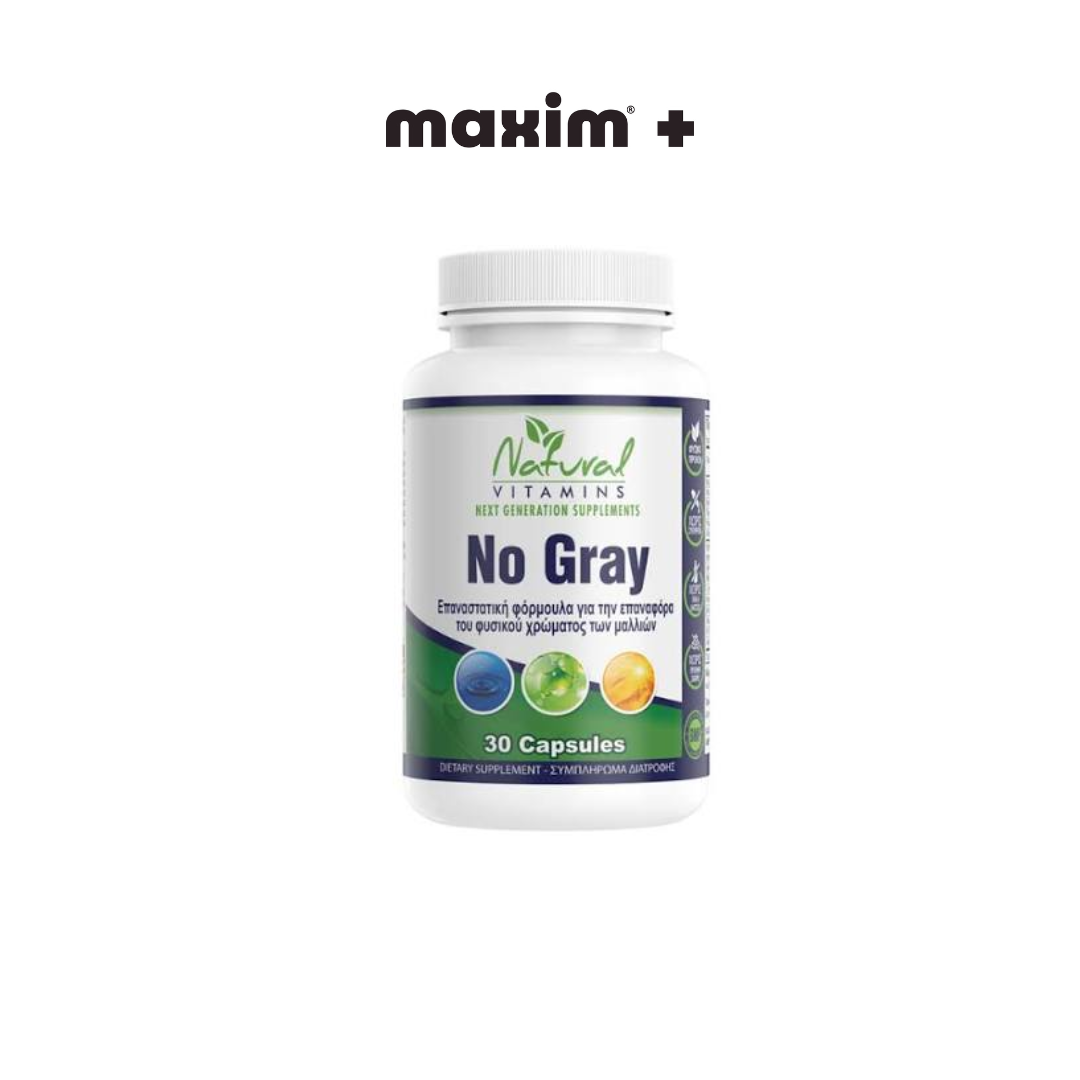 Natural Vitamins No Gray, 30caps