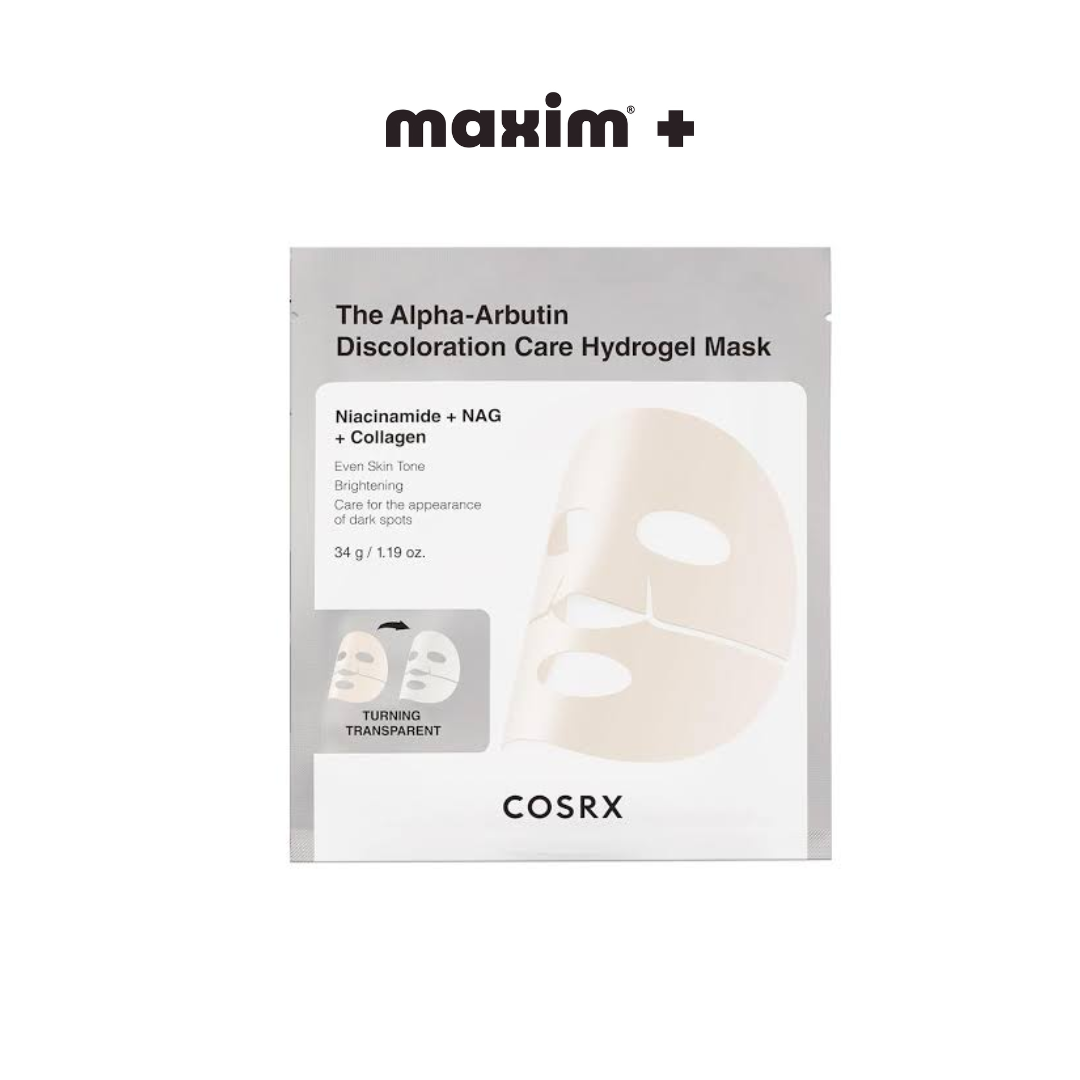 COSRX  The Alpha-Arbutin Discoloration Care Hydrogel Mask - Μάσκα Λάμψης & Διόρθωσης Δυσχρωμιών