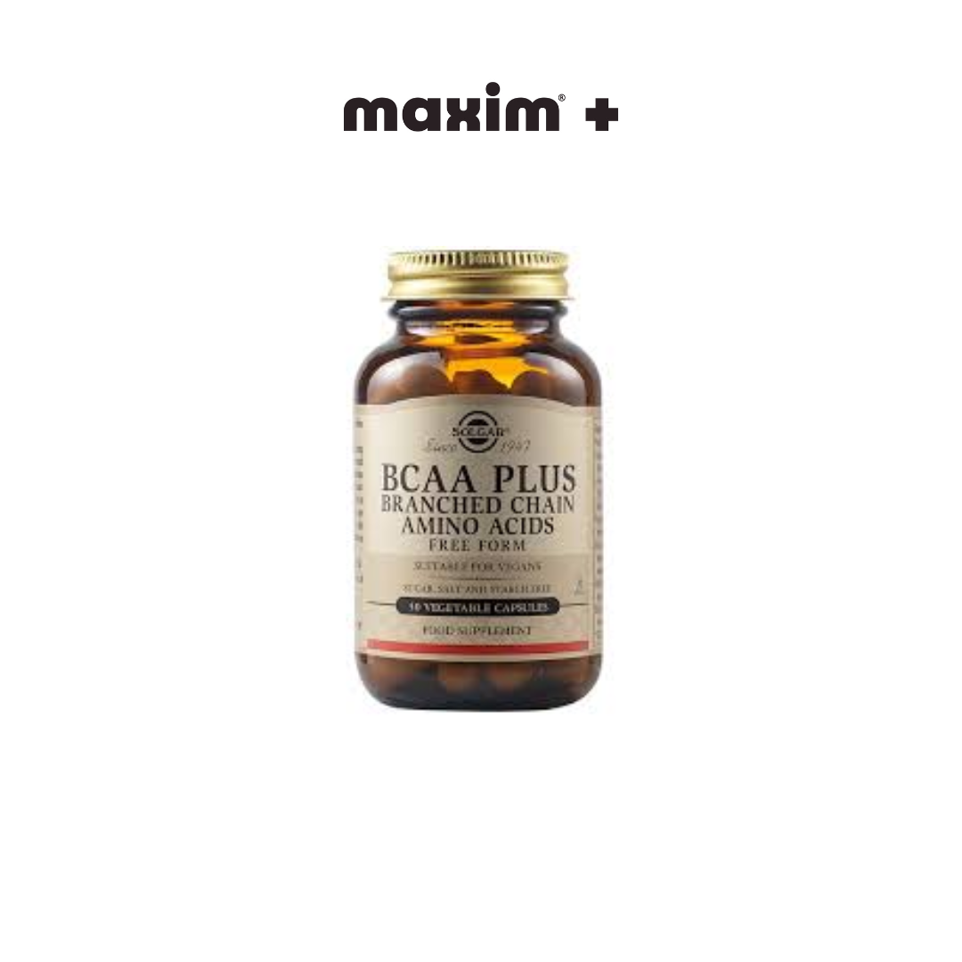 Solgar BCAA Plus, 50vcaps
