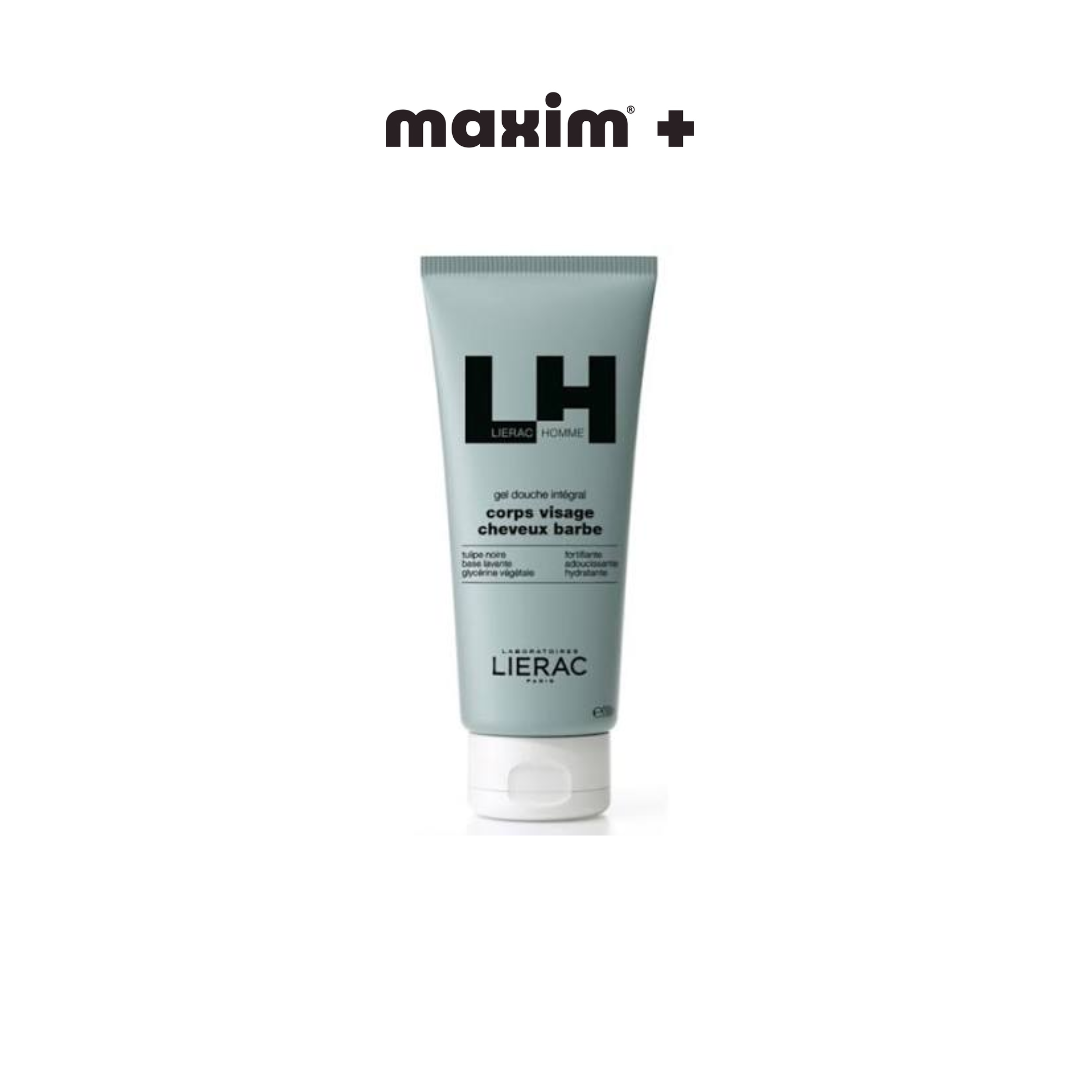 Lierac Homme Gel Douche Integral Τζελ Καθαρισμού για Σώμα, Πρόσωπο, Μαλλιά & Γένια, 200ml