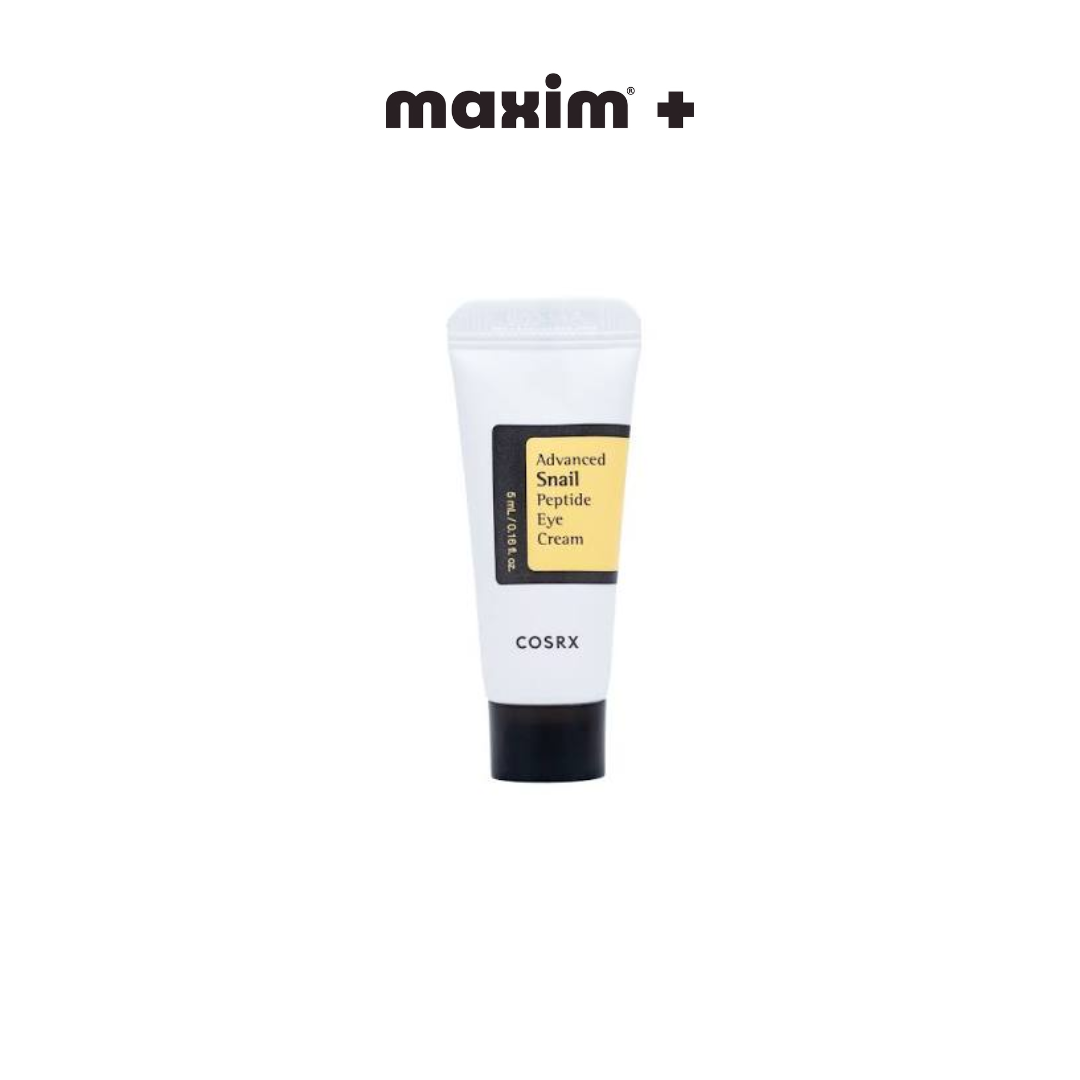 COSRX Advanced Snail Peptide Eye Cream Mini 5ml Anti-Aging Eye Treatment with Snail Mucin, Peptide Complex-5 & Niacinamide Reduces Wrinkles, Dark Circles & Puffiness 1