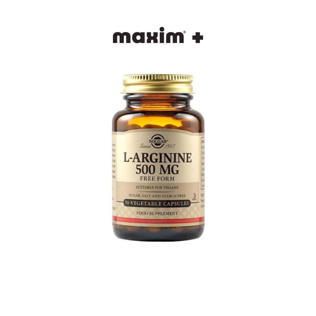 Solgar L-Arginine 500mg, 50vcaps